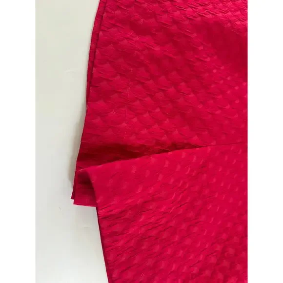 Merlette Smocked Waist Textured Shorts 4 inch Womens Medium Hot Pink Beach Artsy - Picture 12 of 15